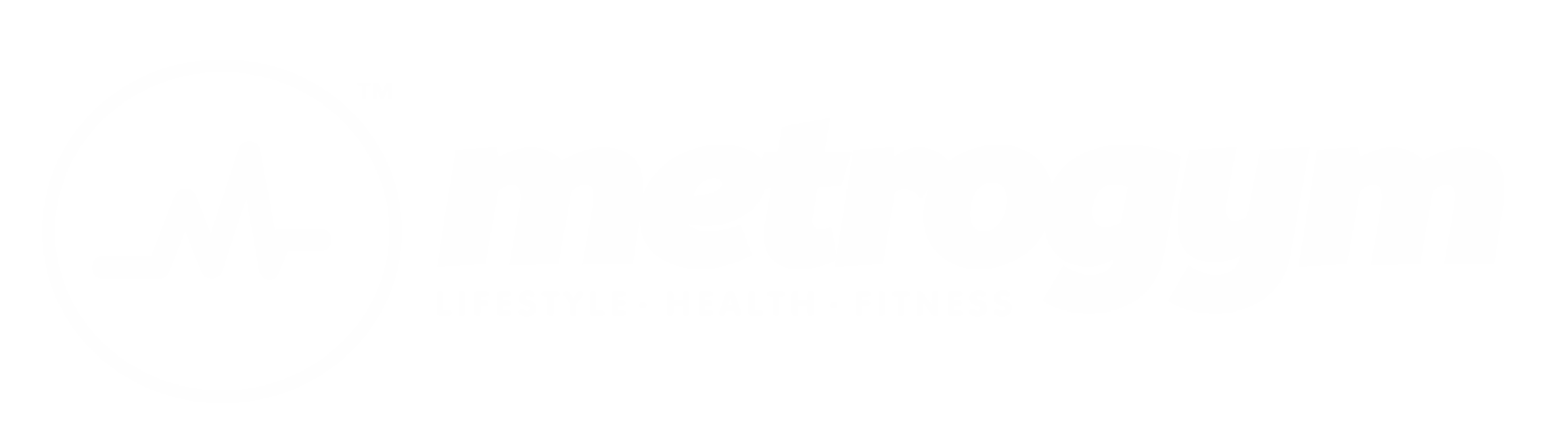Metrogym Logo - White